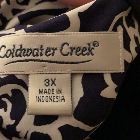 2 for $20 coldwater creek plus size button down - Picture 4 of 5